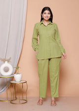 Pistachio Poise Coord Set (Plus Size)