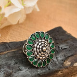 Rasrainaa’s Oxidised Adjustable Ring
