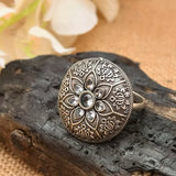 Rasrainaa’s Oxidised Adjustable Ring