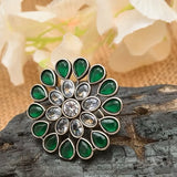 Rasrainaa’s Oxidised Adjustable Ring