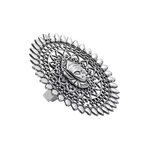 Rasrainaa’s Oxidised Adjustable Ring