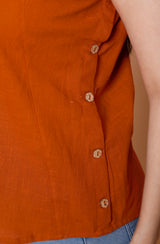 Rustic Ember Top - Cotton top