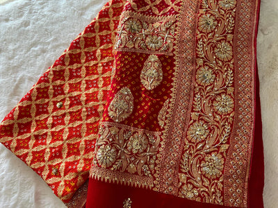 Shaadi Shringaar || Odhna || Red Orange || Pila || Piliya