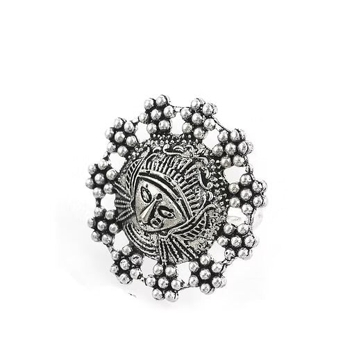 Rasrainaa’s Oxidised Adjustable Ring