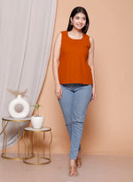 Rustic Ember Top - Cotton top