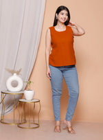 Rustic Ember Top - Cotton top