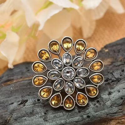 Rasrainaa’s Oxidised Adjustable Ring