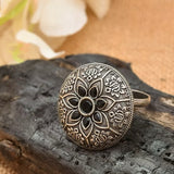 Rasrainaa’s Oxidised Adjustable Ring