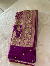 Shaadi Shringaar || Odhna || Dark Magenta Purple