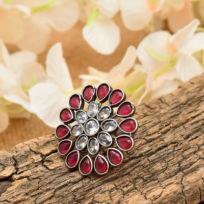 Rasrainaa’s Oxidised Adjustable Ring