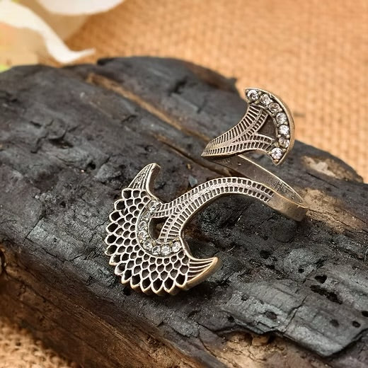 Rasrainaa’s Oxidised Adjustable Ring