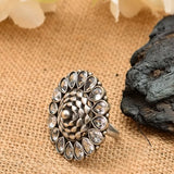 Rasrainaa’s Oxidised Adjustable Ring