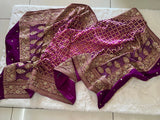 Shaadi Shringaar || Odhna || Dark Magenta Purple
