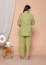 Pistachio Poise Coord Set (Plus Size)