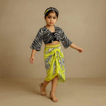 Fierce & Flared: Zebra-Print Skirt Co-ord Set