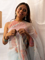 Gulzaar:Blush on Blue