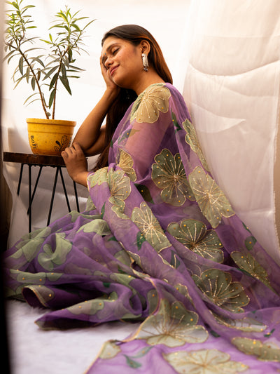 Gulzaar:Lavender Grace